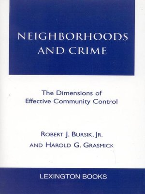 cover image of Neighborhoods and Crime